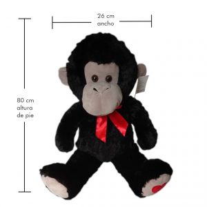 mono-caja-rosas-rojas-medida mono de peluche