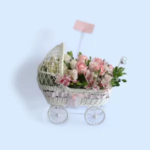 Cuna primaveral para bebe